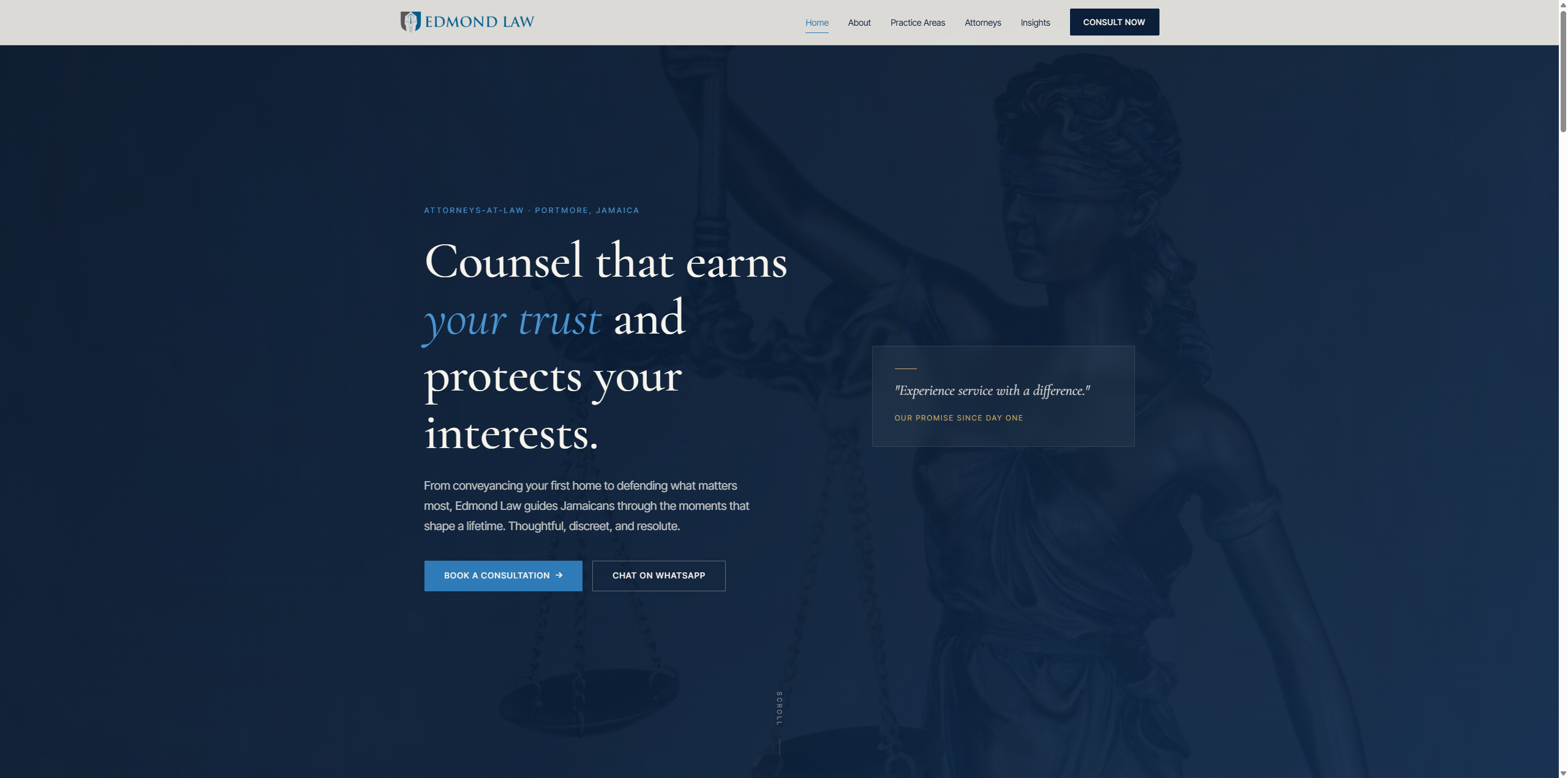 Edmond Law website